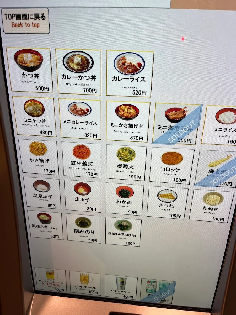 名代 富士そば 目黒東口店 メニュー写真 1